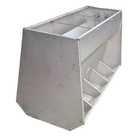 Mangeoire automatique en acier inoxydable pour élevage porcin, bergerie et enclos d'engraissement pour porcelets