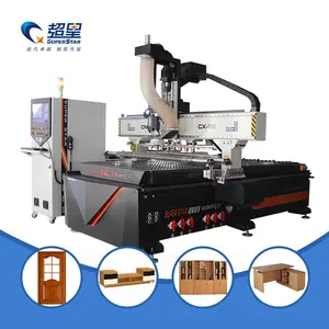 Superstar Atc Cnc Router Kayu, Mesin Ukir Kayu Otomatis dengan Sertifikasi CE