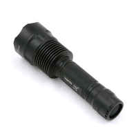 Lampe torche LED rechargeable 20W Manta Ray C12-UE, blanc froid 6500K, 6 modes, étanche IP65, portée du faisceau 200-300M, camping