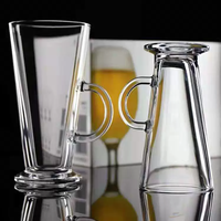 Tasse à café en verre à plusieurs étages avec poignée, tasse à jus et à thé au lait en verre