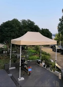 Tente pliante en métal, auvent de jardin, gazebo extérieur, tente de camping familiale en tissu, abri de camping en polyester, vente en gros - Product Image 4