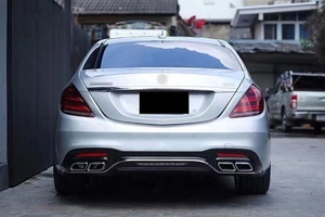 Paraurti anteriore posteriore per auto 222 per <span class=keywords><strong>Mercedes</strong></span> <span class=keywords><strong>2014</strong></span> + W222 classe S Upgrade S63 AMG S65 AMG Body Kit griglia auto fari call luci - Product Image 4