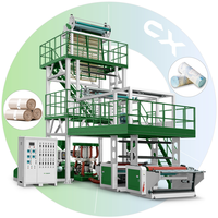 Machine de soufflage de Film Pla sac plastique haute vitesse Pe CX-ABC-1600 prix usine bonne qualité fabricant chinois 1500mm fourni 60