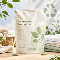 Lessive liquide écologique à marque privée, haute efficacité, détachant, nettoyage en profondeur, longue durée, parfum lavande