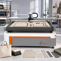 Machine de découpe de tissu CNC, découpeuse automatique haute précision pour la production de vêtements et de sacs