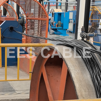 Câble de service aérien triplex 600V basse tension, conducteur en aluminium isolé XLPE, 3*4AWG, type BARNACLES ABC