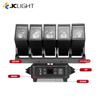 DJ Bar 5x60w Beam Rgbw 4 in1 LED Zoom Beam Moving Head Wasch licht mit Zusatz licht Stage Night Club 5 Heads Moving Lights