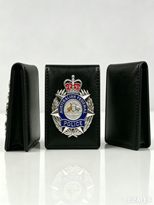 Badge métallique personnalisé haut de gamme, patch en cuir, emblème logo AFP, émail souple, moulage argenté, décoration pour sac et portefeuille, vente en gros - Product Image 5