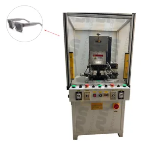 Fábrica Venda Novos Óculos De Acetato Fazendo Sem Máquinas De Refrigeração Placa Dupla Cabeça Pneumática Imprensa Máquina De Dobra