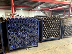 Chất lượng cao HDPE băng tải con lăn tải Vật liệu máy móc mặc sức đề kháng trở lại con lăn HDPE làm biếng với bóng mang - Product Image 5