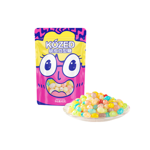 Bonbons gélifiés croustillants aux fruits KOZED, saveur fruitée, sucré et acidulé, sachet de 40g, collations pour enfants - Product Image 3