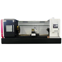 Tour CNC à grande portée horizontale de 2000 mm, haute précision, robuste, avec système de commande numérique GSK, modèle CK61125