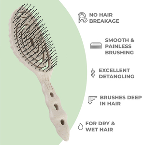 <span class=keywords><strong>Brosse</strong></span> à <span class=keywords><strong>cheveux</strong></span> spirale CHAOBA - <span class=keywords><strong>Brosse</strong></span> démêlante - Pour brosser les <span class=keywords><strong>cheveux</strong></span> mouillés ou séchés au sèche-<span class=keywords><strong>cheveux</strong></span> - <span class=keywords><strong>Brosse</strong></span> démêlante ventilée - 4 couleurs - Logo personnalisé - Product Image 4