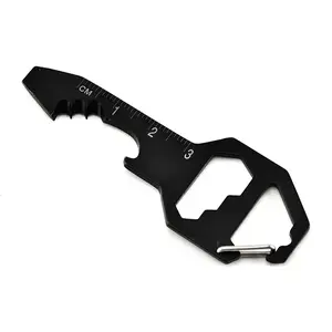 multitool key shaped low price EDC pocket multi tools gadget survival opener key