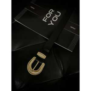 Cinturón de Mujer Fiori, Hebilla Dorada, Estilo Casual, Cinturón de Cuero PU para Uso Diario - Product Image 2