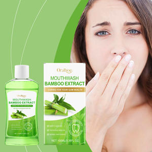 Bain de bouche portable 100 ml au bambou, sans alcool, pour une haleine fraîche, blanchissant les dents, saveur menthe fraîche, soin buccal pour la maison, l'hôtel, les voyages et le spa - Product Image 1