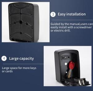 Mới Nhất Điện Tử Kỹ Thuật Số Treo Tường Khách Sạn An Toàn Với Key Lưu Trữ Hộp Khóa Kết Hợp Khóa - Product Image 5