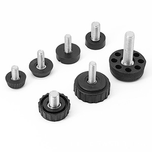 <b>Adjustable</b> Feet M6 M8 M10 Plastic Anti Slip <b>Table</b> Chair <b>Leg</b> Pads With Screw For Furniture - Product Image 1