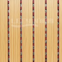 Panneau acoustique mural en MDF pour l'absorption acoustique intérieure, panneau acoustique rainuré en bois