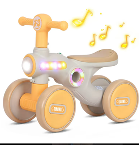Vente en Gros : Draisiènnes à Pédales pour Enfants à 4 Roues, Voitures Électriques Portées pour Bébés avec Lumière et Musique - Product Image 1