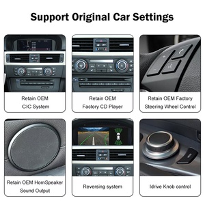 NaviHua for BMW 3 Series E90 CIC Car Upgrade Linux <b>System</b> Wireless Carplay Touch Screen OEM Style Car DVD Player <b>Auto</b> Monitor - Product Image 5
