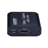 Carte de capture vidéo HDMI 4K en gros avec sortie en boucle 1080P, captureur audio-vidéo USB 2.0 pour le streaming de jeux en direct et l'enregistrement OBS