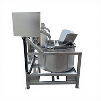 Automatische frituur-ontvettingscentrifuge met menger voor de verwerking van aardappelen, frieten, fruit en groenten