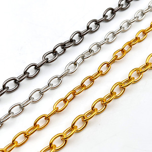 โซ่เหล็กชุบโลหะรูปตัวโอ ทนทาน สำหรับตกแต่งกระเป๋า - Product Image 2