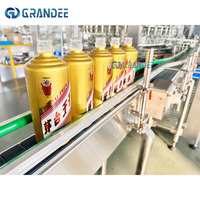 Machine de mise en bouteille intelligente pour whisky, vodka et vin à vendre, bouteilles de 500 ml de bonne qualité, 15 000 BPH