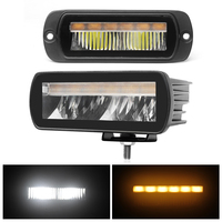 Nouvelle barre lumineuse LED Super lumineuse de 5 pouces 23W avec feux diurnes blanc ambre pour camion Offroad ATV UTV