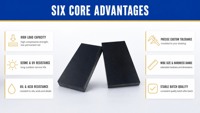 Coussin en caoutchouc sur mesure, coussin de support élastomère, bloc de caoutchouc moulé pour support de pont et montage de machines