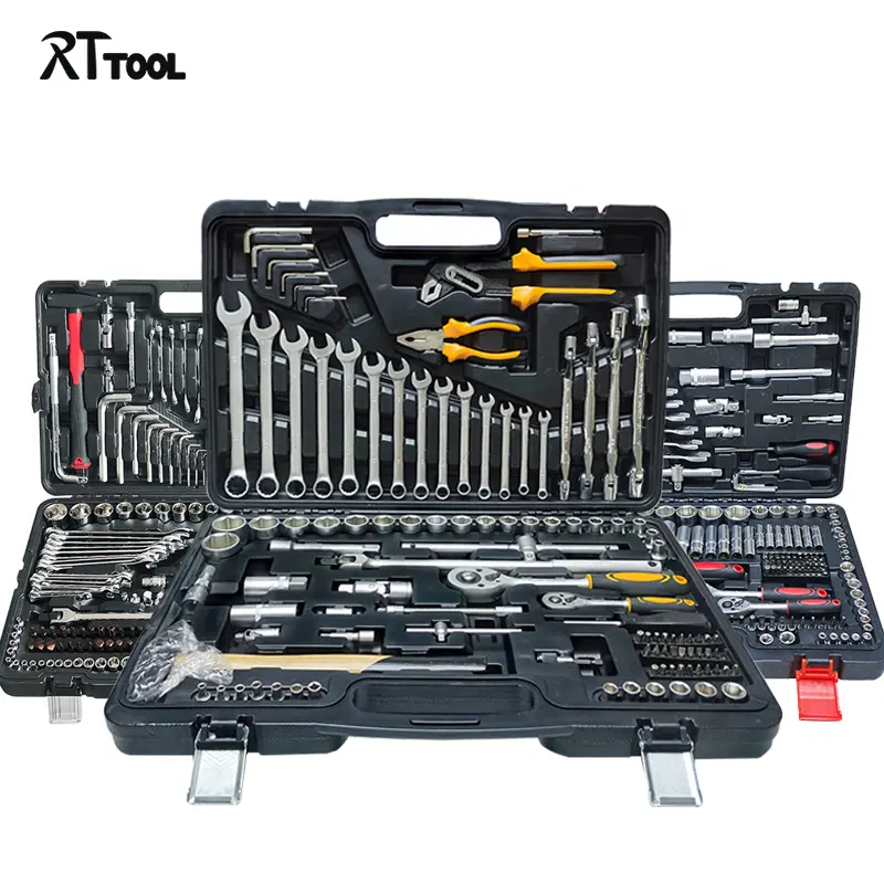 2022hot Selling Multi Function Allen Wrench Set Car Tool Kit Set Box Hex Socket Screw Ratchet Wrench Set All Color 3 Years