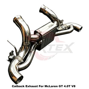 ระบบท่อไอเสียแบบวาล์ว Vortex SS304 สำหรับ McLaren GT 4.0T V8 Twin Turbo แบบติดตั้งได้โดยตรง ชุดระบบปรับแต่งสมรรถนะ - Product Image 2