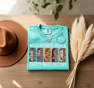 T-Shirt da Donna Comfort Colors, Manica Corta, Collo Tondo, Stampa Femminista, 100% Cotone Jersey, Casual per Tutte le Stagioni - Product Image 2