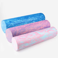 Rodillo de Espuma EVA de 90 cm para Relajación, Masaje Muscular Profundo de Alta Densidad, Recuperación, Equilibrio, Estabilidad, Gimnasio en Casa, Yoga, Pilates, con Logotipo Personalizado