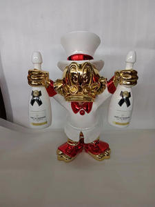 Dessin animé fibre de verre pour <span class=keywords><strong>Monopoly</strong></span> Statue grandeur nature intérieur décoratif jeu Figure Sculpture Animal modèle modèle - Product Image 4