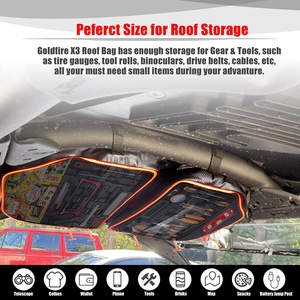Bolsas de Accesorios para UTV, Bolsa de Almacenamiento Superior Impermeable, Bolsa de Techo Compatible con <span class=keywords><strong>Can</strong></span>-<span class=keywords><strong>Am</strong></span> Maverick <span class=keywords><strong>X3</strong></span> 2017 2018 <span class=keywords><strong>2019</strong></span> 2020 - Product Image 5