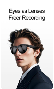 2026 Designer Smart Sunglasses Glasses AI <b>Camera</b> 8MP 800W <b>Wireless</b> BT5.4 Bone Conduction Lunette for Phone Calls Glasses AI Assi - Product Image 4