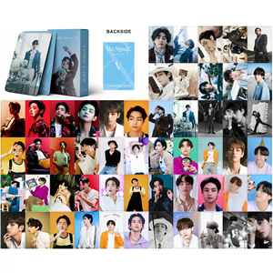KPOP <span class=keywords><strong>Idol</strong></span> 55pcs/caja Bangtan Boys Me Myself V <span class=keywords><strong>Taehyung</strong></span> Photocard Lomo Card Photo Card - Product Image 2