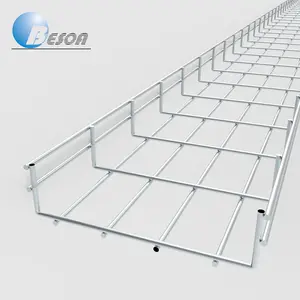 Polished Stainless Steel 304 Wire Mesh Basket Malla Cable Tray