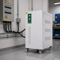 Régulateur de tension automatique triphasé haute puissance AVR TNS-60KVA à moteur servo AC en cuivre, stabilisateur SVC pour usage bureautique