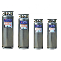 175L Tanque de almacenamiento criogénico aislado de baja temperatura Dewar Tanque de oxígeno líquido Tanque de almacenamiento de nitrógeno líquido
