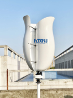 Éoliennes de 1000 watts Éoliennes verticales Turbine Système d'énergie électrique sur le toit 1Kw 2Kw 3Kw 5Kw Éolienne sur le réseau