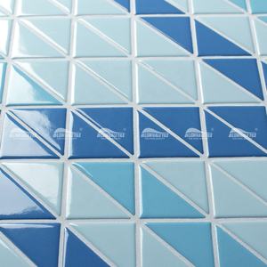 <span class=keywords><strong>Mini</strong></span> carreaux triangulaires glacés, motif personnalisé, <span class=keywords><strong>haut</strong></span> <span class=keywords><strong>de</strong></span> <span class=keywords><strong>gamme</strong></span>, mosaïque bleue, pour salle <span class=keywords><strong>de</strong></span> bains, <span class=keywords><strong>sol</strong></span> mural, <span class=keywords><strong>piscine</strong></span> - Product Image 2