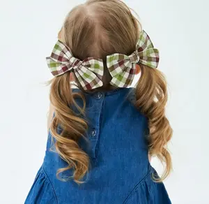 大身面料蝴蝶结发型的女孩宝宝发夹儿童蝴蝶结发夹