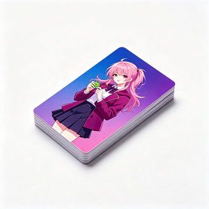 บัตรธุรกิจพีวีซีใสแบบแม่เหล็ก พิมพ์ลายการ์ตูนดิจิทัลเคลือบฟอยล์ร้อน สำหรับขายปลีกและจัดแสดงสินค้า แบบกำหนดเองได้ - Product Image 3