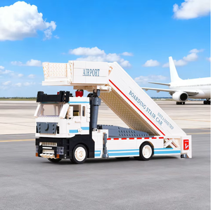 Fashionable New Boarding Stair Car ABS <b>Plastic</b> Creative Building <b>Block</b> Figurine Toy for Ages - Product Image 3