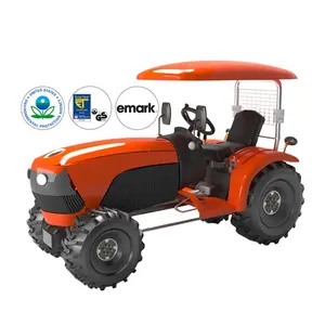 Tractor agrícola de 4 ruedas Tractor pequeño 4x4 Mini granja 4wd Tractor de remolque compacto