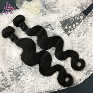 צרור גלי גוף מלזי ברמה יוקרתית 100% שיער אדם גולמי עם מחיר סיטונאי לנשים שחורות - Product Image 5