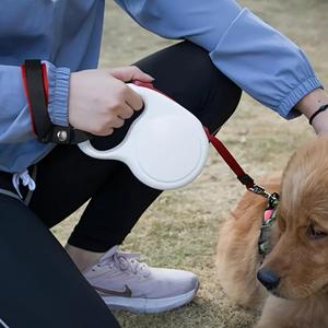 Outdoor Adjustable Dog Leash With Anti <b>Slip</b> Wrist Strap Durable <b>Nylon</b> Shockproof Escape Proof For Safe Walking - Product Image 1